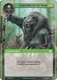 Protector of the Forest - Curse of the Frozen Casket - Force of Will card