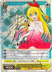 Pajama Party, Chitoge (SP) - NISEKOI Extra Booster - Weiss Schwarz card