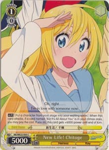 New Life! Chitoge - NISEKOI Extra Booster - Weiss Schwarz card