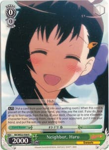 Neighbor, Haru - NISEKOI Extra Booster - Weiss Schwarz card