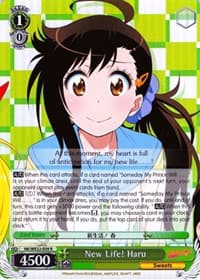 New Life! Haru (Parallel Foil) - NISEKOI Extra Booster - Weiss Schwarz card