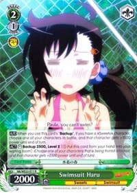 Swimsuit Haru - NISEKOI Extra Booster - Weiss Schwarz card