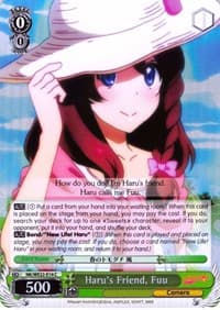 Haru's Friend, Fuu (Parallel Foil) - NISEKOI Extra Booster - Weiss Schwarz card