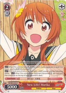 New Life! Marika - NISEKOI Extra Booster - Weiss Schwarz card