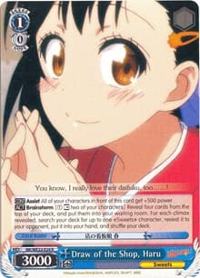 Draw of the Shop, Haru - NISEKOI Extra Booster - Weiss Schwarz card