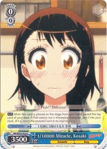 1/10000 Miracle, Kosaki - NISEKOI Extra Booster - Weiss Schwarz card