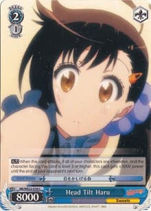 Head Tilt Haru - NISEKOI Extra Booster - Weiss Schwarz card