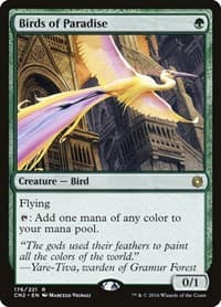 Birds of Paradise - Conspiracy: Take the Crown - Magic: The Gathering card