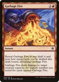 Garbage Fire - Conspiracy: Take the Crown - Magic: The Gathering card