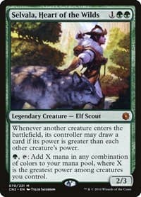 Selvala, Heart of the Wilds - Conspiracy: Take the Crown - Magic: The Gathering card