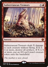 Subterranean Tremors - Conspiracy: Take the Crown - Magic: The Gathering card