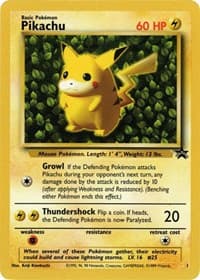 Pikachu (1) - WoTC Promo - Pokemon card