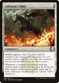 Adriana's Valor - Conspiracy: Take the Crown - Magic: The Gathering card