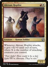 Akroan Hoplite - Conspiracy: Take the Crown - Magic: The Gathering card