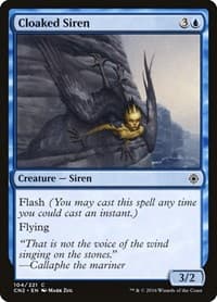 Cloaked Siren - Conspiracy: Take the Crown - Magic: The Gathering card