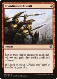 Coordinated Assault - Conspiracy: Take the Crown - Magic: The Gathering card