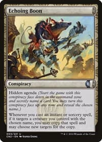 Echoing Boon - Conspiracy: Take the Crown - Magic: The Gathering card