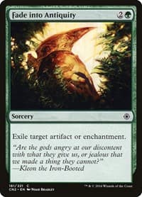 Fade into Antiquity - Conspiracy: Take the Crown - Magic: The Gathering card