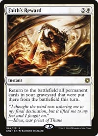 Faith's Reward - Conspiracy: Take the Crown - Magic: The Gathering card