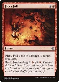 Fiery Fall - Conspiracy: Take the Crown - Magic: The Gathering card