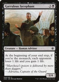 Garrulous Sycophant - Conspiracy: Take the Crown - Magic: The Gathering card