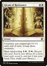 Gleam of Resistance - Conspiracy: Take the Crown - Magic: The Gathering card
