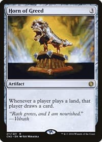 Horn of Greed - Conspiracy: Take the Crown - Magic: The Gathering card