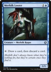 Merfolk Looter - Conspiracy: Take the Crown - Magic: The Gathering card
