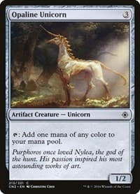 Opaline Unicorn - Conspiracy: Take the Crown - Magic: The Gathering card