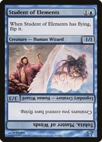 Student of Elements // Tobita, Master of Winds - Champions of Kamigawa - Magic: The Gathering card