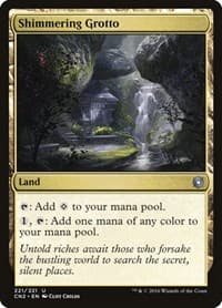 Shimmering Grotto - Conspiracy: Take the Crown - Magic: The Gathering card