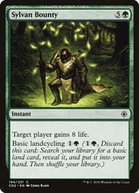 Sylvan Bounty - Conspiracy: Take the Crown - Magic: The Gathering card