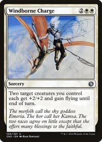 Windborne Charge - Conspiracy: Take the Crown - Magic: The Gathering card