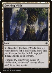 Evolving Wilds - Conspiracy: Take the Crown - Magic: The Gathering card