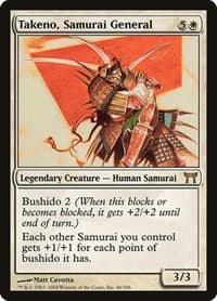 Takeno, Samurai General - Champions of Kamigawa - Magic: The Gathering card