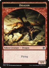 Dragon Token - Conspiracy: Take the Crown - Magic: The Gathering card