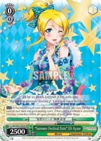 "Summer Festival Date" Eli Ayase - Love Live! DX Vol.2 - Weiss Schwarz card