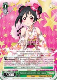 "Summer Festival Date" Nico Yazawa - Love Live! DX Vol.2 - Weiss Schwarz card