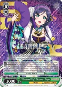 "Dressed Up" Nozomi Tojo - Love Live! DX Vol.2 - Weiss Schwarz card