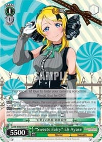 "Sweets Fairy" Eli Ayase - Love Live! DX Vol.2 - Weiss Schwarz card