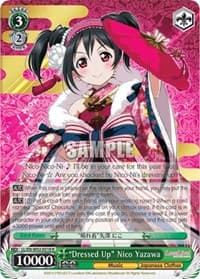 "Dressed Up" Nico Yazawa - Love Live! DX Vol.2 - Weiss Schwarz card