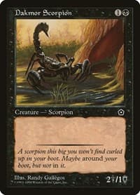 Dakmor Scorpion - Portal Second Age - Magic: The Gathering card