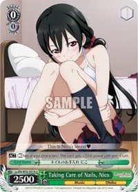 Taking Care of Nails, Nico - Love Live! DX Vol.2 - Weiss Schwarz card