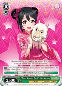 "Great Summer Break" Nico Yazawa - Love Live! DX Vol.2 - Weiss Schwarz card