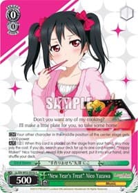 "New Year's Treat" Nico Yazawa - Love Live! DX Vol.2 - Weiss Schwarz card