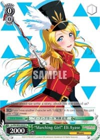 "Marching Girl" Eli Ayase - Love Live! DX Vol.2 - Weiss Schwarz card