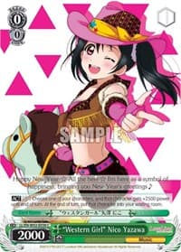 "Western Girl" Nico Yazawa - Love Live! DX Vol.2 - Weiss Schwarz card