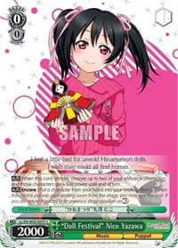 "Doll Festival" Nico Yazawa - Love Live! DX Vol.2 - Weiss Schwarz card