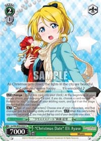 "Christmas Date" Eli Ayase - Love Live! DX Vol.2 - Weiss Schwarz card