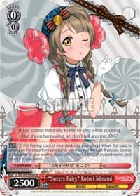 "Sweets Fairy" Kotori Minami - Love Live! DX Vol.2 - Weiss Schwarz card